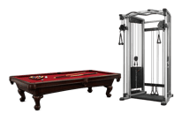 POOL TABLE AND FITNESS